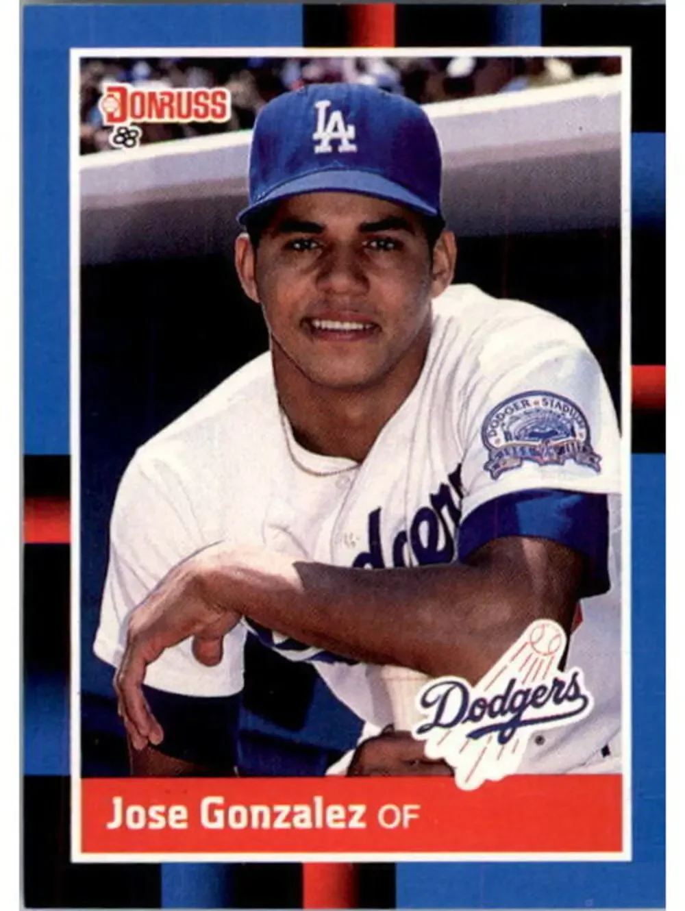 1988 Jose Gonzalez Donruss Baseball Card #341